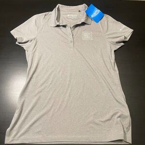 NWT Columbia Golf Women’s Small Polo Top Short Sleeve Great Wolf Lodge Grey